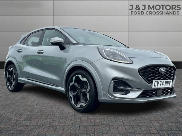 Ford Puma 1.0 EcoBoost Hybrid mHEV ST-Line X 5dr Hatchback Petrol Silver