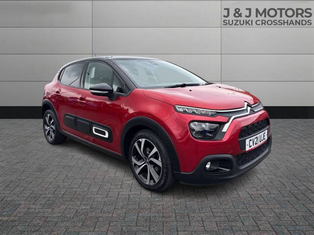 Citroen C3 1.2 PureTech 110 Shine Plus 5dr EAT6 Hatchback Petrol Red